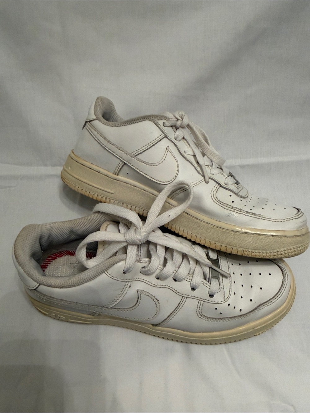White Kids Sneakers with Crema Sole - Classic Low-Top (no sole)